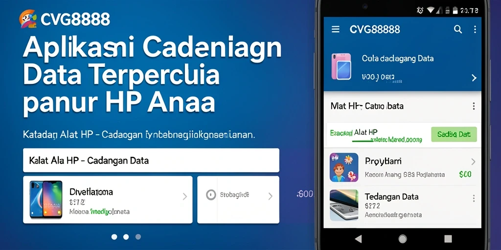 Antarmuka pengguna CVG8888 yang intuitif dan fungsional.